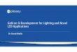 GaN on Si Development for Lighting and Novel LED … on Si Development for Lighting and Novel LED Applications Dr David Wallis. COMPANY CONFIDENTIAL 2 Introduction GaN based LEDs are