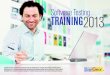 Software Testing TRAINING 2013 - logigear.com · Testing Computer Software Testing in Agile Development ... quickly resolve testing challenges and ... Agile projects with outsourced