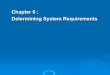 Chapter 6 : Determining System Requirementslms.mju.ac.th/courses/11/locker/system analysis and design/part06.pdf · Chapter 6 : Determining System Requirements. Performing Requirements