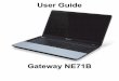 Gateway NE71B - GfK Etilizecontent.etilize.com/User-Manual/1025565822.pdf · Gateway NE71B. 2 - Table of Contents ... Playing multimedia files ... • Membership in the Gateway community:
