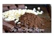 Ingredients - ladybehindthecurtain.com stirring between each time until the chocolate is shiny and creamy. ... add vanilla, white chocolate chips and marshmallow cream.. Mix until