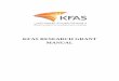 KFAS RESEARCH GRANT MANUAL - Research and ... Research...Assistant Technician Scientific diploma Other staff Any other staff not within the above Temporary Staff Employees on support