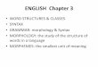 ENGLISH Chapter 3 - Roma Tre Universitylingueletteratureculturestraniere.uniroma3.it/bacheca/llopriore/wp... · Underline the homograph that matches the definition or synonym. 