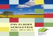PAN EUROPE NEWSLETTER · Our project on neonicotinoids ... through the presence of these toxic insecticides in ... of pesticides in fruit in vegetables and to provide a tool to lobby