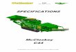SPECIFICATIONS - Avanta C44.pdf- Telsmith 44SBS Cone c\w Anti spin system. - 440Hp C13 Cat engine. ... All specifications are current as of this printing, but are subject to change
