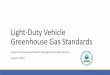 Light-Duty Vehicle Greenhouse Gas Standards for Automotive Research Management Briefing Seminar August 4, 2015 U.S. GHG/Fuel Economy standards provide significant benefits to climate,