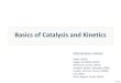 Basics of Catalysis and Kinetics - Unife · Basics of Catalysis and Kinetics G ... catalytic process as the rate of a catalytic ... Jutand, A. Shaik, S. Organometallics, 2005, 24,
