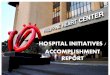 HOSPITAL INITIATIVES / ACCOMPLISHMENT REPORT Hospital Initiatives... · treatments for complex heart cases. 5. ... Pedia : 12 to 20 beds ; Adult : ... Children’s ward ; Male and
