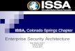 ISSA, Colorado Springs Chapter · ISSA, Colorado Springs Chapter ... ( ... Each test module is of 60 minutes
