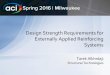 Design Strength Requirements for Externally Applied ... · Design Strength Requirements for Externally Applied Reinforcing ... esign of concrete structures, ... General rules-structural