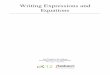Writing Expressions and Equations - Saylor Academy · Any form of reproduction of ... An expression that includes one or more variables is called an algebraic expression. ... Writing