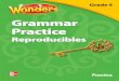 001-001 CR14 NA GP 4 U1W1D1 114244images.pcmac.org/.../Forms/Grammar_workbook.pdf · Grammar • Grade 4 • Unit 1 • Week 2 7 Grammar: Compound Subjects and Predicates Read each
