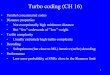 Turbo coding (CH 16) - Universitetet i Bergeneirik/INF244/Lectures/Lecture14.pdf · Interleavers for turbo codes • Goal: Input patterns which produce low-weight words in one 
