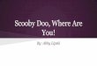 You! Scooby Doo, Where on Scooby Doo A children’s television show about “A group of friends and their dog (Scooby Doo) travel in a van solving strange and hilarious mysteries.”