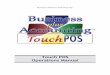 Touch POS Operations Manual - Restaurant Point of Sale ... · iii Transfer of this LICENSE is subject to a license transfer fee. BSS reserves the right to terminate this LICENSE if