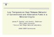 Low Temperature Heat Release Behavior of … Temperature Heat Release Behavior Low Temperature Heat Release Behavior of Conventional and Alternative Fuels in a of Conventional 