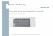 Station Gateway - Siemens · The Station Gateway is designed for automation stations S7-400 and S7-400H. ... Station Gateway 13 2.5 LED Assignment ... STOP green flashing Command