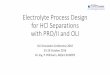 Electrolyte Process Design for HCl Separations with PRO/II ...downloads.olisystems.com/OLISimulationConferences/SIMCONF16/... · Electrolyte Process Design for HCl Separations with