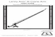 Lenny Arm III Crane Arm - Chapman Leonard Arm® III Lenny Arm® III Crane Arm USER GUIDE Operational Instructions & Specifications The Operator should be Qualified. For Assistance