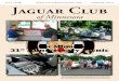 Jaguar Club€¦ · Jaguar Club of Minnesota ... Our Webmaster (Dick Jones) has turned over the baton! ... at the overlook for the Ford Dam on the Missis-