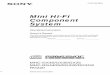 Mini Hi-Fi Component System - Sony eSupport - Manuals & … ·  · 2013-09-28Mini Hi-Fi Component System Operating Instructions Owner’s Record ... sufficient magnitude to constitute