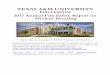 TEXAS A&M UNIVERSITY GALVESTON 2017 Annual … A&M UNIVERSITY GALVESTON 2017 Annual Fire Safety Report on Student Housing Higher Education Campus Fire Safety Standards and Measures