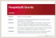 PeopleSoft Grants - University of Houston€¦ · V101 Proposal Generated in PeopleSoft Update the PS Proposal Record , create Projects , Budget, and Submit for Approval Generate