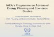 IAEA’s Programme on Advanced - International Atomic ... · IAEA’s Programme on Advanced Energy Planning and Economic Studies ... PESS has developed a full suite of analytic tools