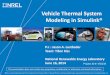 Vehicle Thermal Systems Modeling in Simulink · 4 . Relevance/Objectives . Goal By 2015, develop flexible, publically available tools in MATLAB/Simulink for vehicle thermal systems