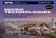 2017 MICRO TECHNOLOGIES CALL FOR PAPERS - …spie.org/Documents/ConferencesExhibitions/EMT17-Call-lr.pdfWe welcome you to feel at home in Barcelona, Spain, ... MEMS and NEMS-based