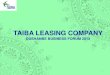 TAIBA LEASING COMPANY - idbgbf.orgidbgbf.org/assets/2013/7/9/pdf/736ad1cd-f411-47ef-ab7e-a56e9f16b0... · 4 Leasing Volume (UZS in Billions) in 2012 Top 5 Banks by volume of leasing