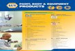 PAINT, BODY & EQUIPMENT PRODUCTS - NAPA PROLinknapaprolink.com/docs/linecards/napa_pbe_linecard_10_09.pdf · PAINT, BODY & EQUIPMENT PRODUCTS Continued on back. REFINISHING PRODUCTS