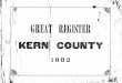Sheriff. . . . . . Brown, Andrew. Brower, Celsus Bull ... · No. NAME. GREAT REGISTER, KERN COUNTY, 1882. 120 Burnell, Bruno 121 Bauer, Henry 122 Buterbaugh, Charles..... 123 Baker,