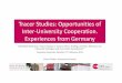 Tracer Studies: Opportunities of Inter-University ... · Inter-University Cooperation. Experiences from Germany ... The Tracer Study Revolution in Germany ... national sample for