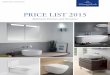 PRICE LIST 2015 - western-sales.comwestern-sales.com/mpu/mar15mpu/VB Price List 2015_Hyperlink.pdf · The ceramic materials used by Villeroy & Boch are very robust. ... LOOP & FRIENDS