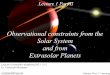 Observational constraints from the Solar System and …mordasini/slidesws1123/L1exoplanets.pdf · Observational constraints from the Solar System and from ... (transit) Extra-solar