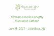 Arkansas Cannabis Industry Association Gatherin July 25 ... · •Female plants produce flowers, male plants produce pollen sacks •If a male plant pollenates a female, she will
