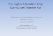 The Higher Education Core Curriculum Transfer Act Higher Education Core Curriculum Transfer Act ... Higher Education Core Curriculum Transfer Act ... Northwest Missouri State Univ