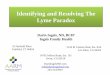 Identifying and Resolving The Lyme Paradox · Identifying and Resolving The Lyme Paradox Darin Ingels, ND, ... the patient antibody ... Cefuroxime (Ceftin™) 500 mg 2 times a day
