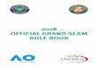 2018 OFFICIAL GRAND SLAM RULE BOOK - … official grand slam® rule book contents ... in part, by the grand slam board. 3 grand slam ® tournament regulations article i: general a