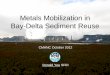 Metals Mobilization in Bay-Delta Sediment Reuse · Metals Mobilization in Bay-Delta Sediment Reuse CMANC October 2012 Donald Yee SFEI. Metals in Sediments • Most metals in aquatic