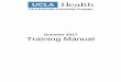 Summer 2017 Training Manual - UCLA Health Summer... · Wheelchair Training / Hospital Tours Wheelchair Training ... (OR-Escorts) Orthopaedics ... department you are to report to and