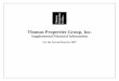Thomas Properties Group, Inclibrary.corporate-ir.net/library/17/178/178549/items/...Thomas Properties Group, Inc. Supplemental Financial Information 2 COMPANY BACKGROUND Thomas Properties