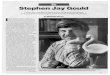 Bio Stephen Jay Gouldstephenjaygould.org/library/green_sjgould.pdf · Stephen Jay Gould Driven by a hunger to learn and to write what he knows, an outspoken scientist fights back