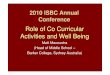 Role of Co Curricular Activities and Well Being - The IBSC · 2010 ISBC Annual Conference Role of Co Curricular Activities and Well Being Matt Macoustra (Head of Middle School –
