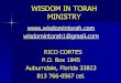 WISDOM IN TORAH MINISTRY - Amazon Web Serviceswisdomintorah.s3.amazonaws.com/medialibrary/who_is_Israel.pdf · WISDOM IN TORAH MINISTRY wisdomintorah1@gmail.com RICO CORTES P.O. Box
