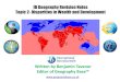 IB Geography Revision Notes Topic 2- Disparities in …geo-revision.net/onewebmedia/Disparities in Wealth... · IB Geography Revision Notes Topic 2- Disparities in Wealth and Development