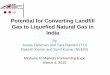 Potential for Converting Landfill Gas to Liquefied Natural ... · CENTER FOR AIR QUALITY STUDIES Potential for Converting Landfill Gas to Liquefied Natural Gas in India By Josias