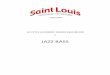 JAZZ BASS - saintlouiscollege.eu · CROOK Hal, How to Improvise, Rottenburg, Advance Music, 1993. GOLDSBY John, The jazz bass book, Technique and tradition, Milwaukee, Backbeat books,