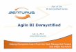 Agile BI Demystified - Senturus Business Analytics ...? What is Agile Why? • Why Agile BI ... Test Release Limited Stakeholder ... VALUE?! Model! Stakeholder! Input! Requirements!